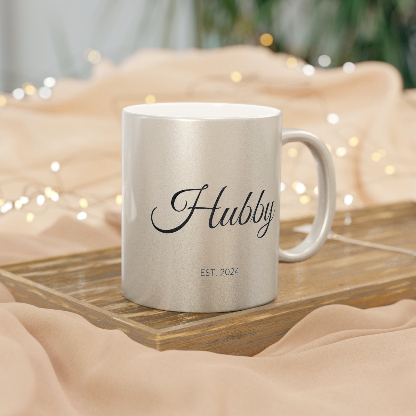 Hubby Metallic Mug