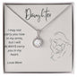 To my Daughter | Love Mom | Eternal Hope Necklace