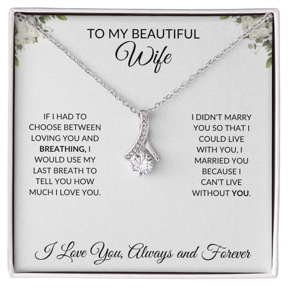 To my Beautiful Wife
