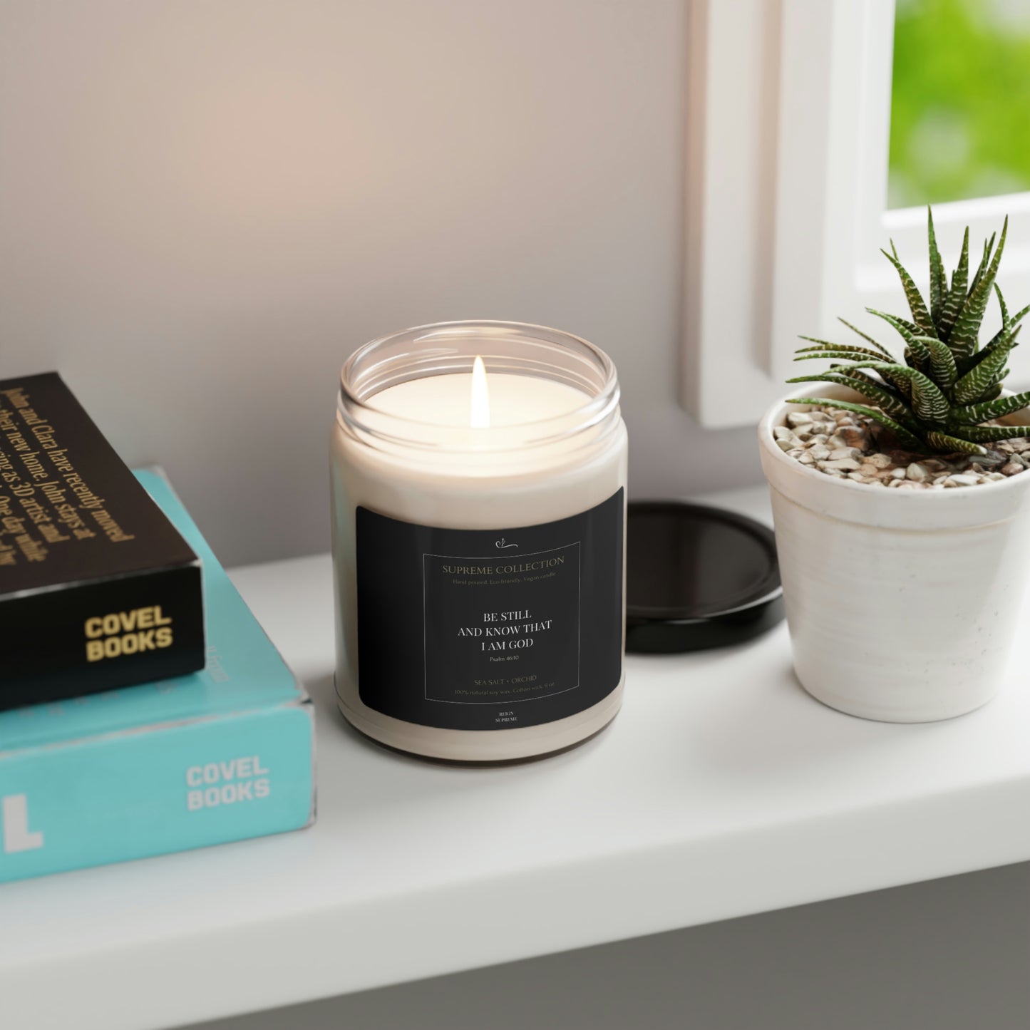Sea Salt + Orchid Soy Candle