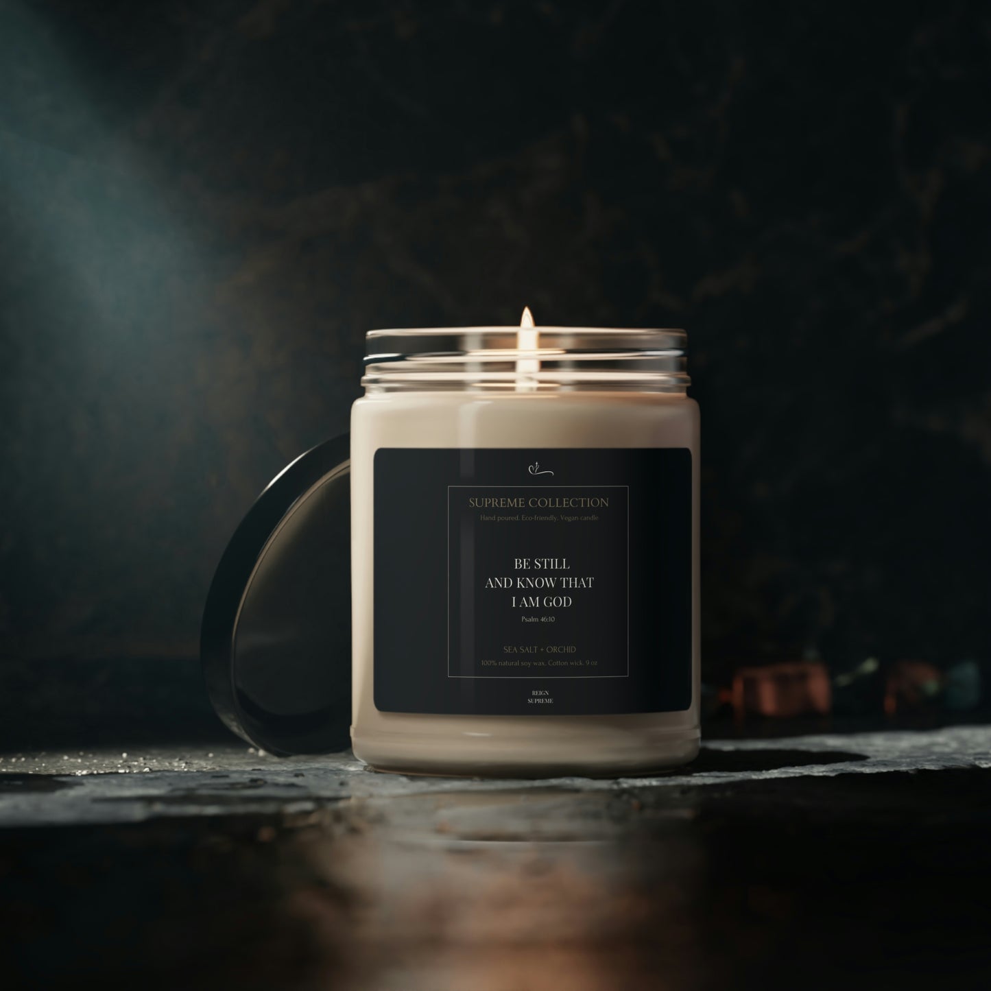 Sea Salt + Orchid Soy Candle