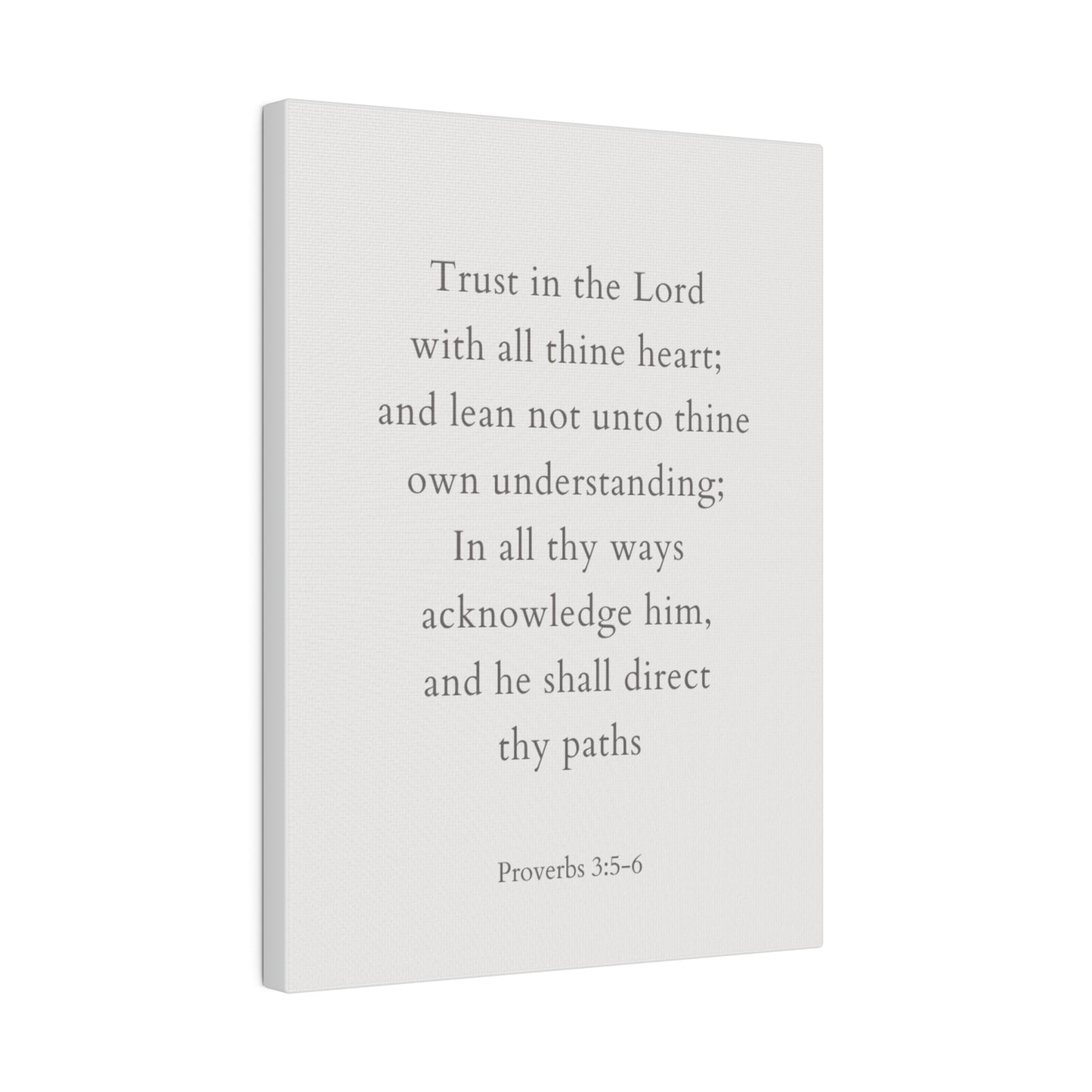 Trust in the Lord Canvas