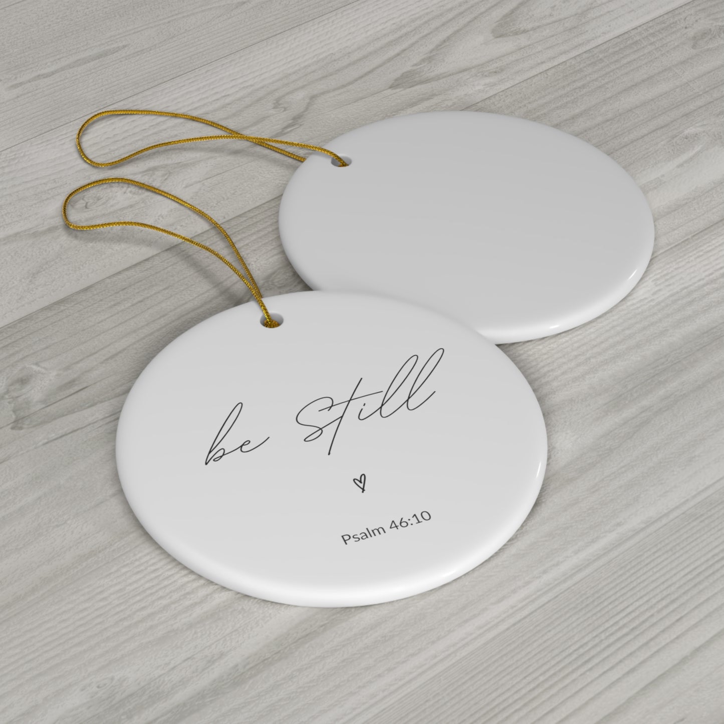 Ceramic Ornament, 4 Shapes