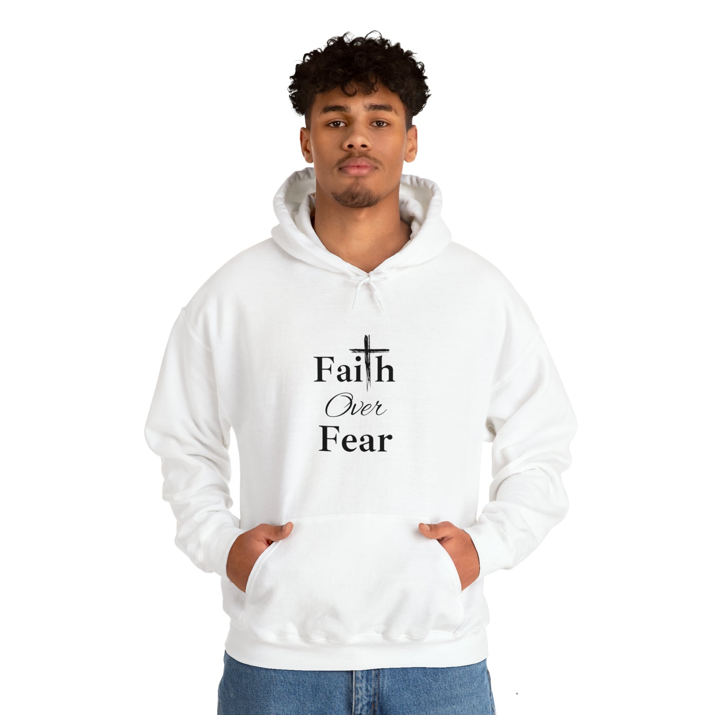 Faith over Fear - Unisex Heavy Blend™ Hooded Sweatshirt