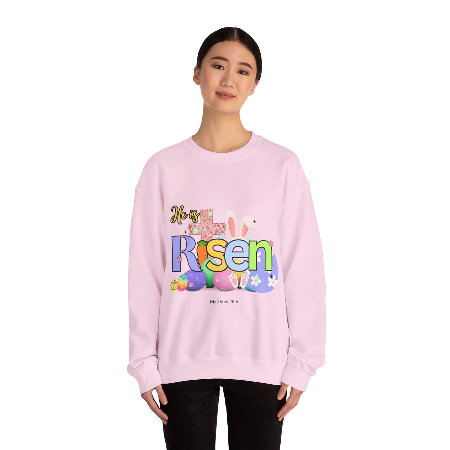 He is Risen Crewneck Sweatshirt
