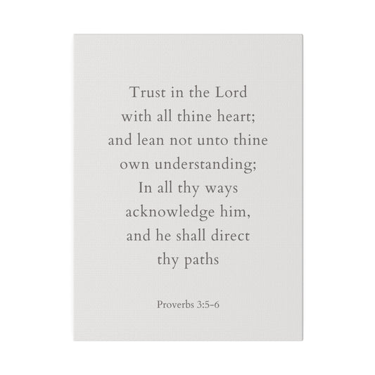 Trust in the Lord Canvas