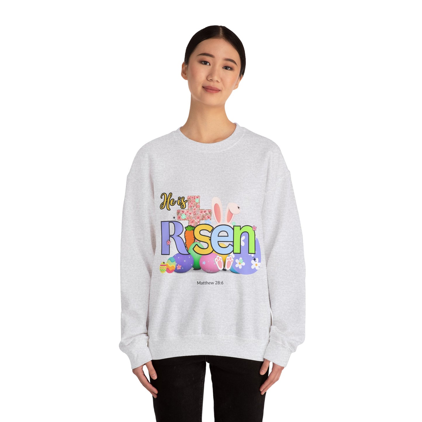 He is Risen Crewneck Sweatshirt