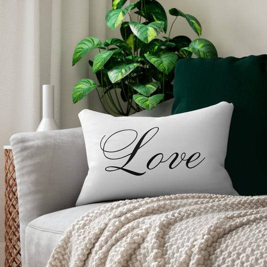 Spun Polyester Lumbar Pillow