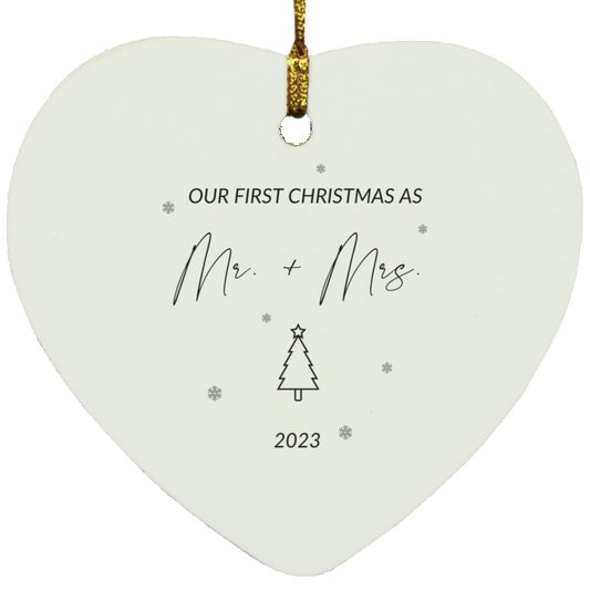 First Christmas Heart Ornament