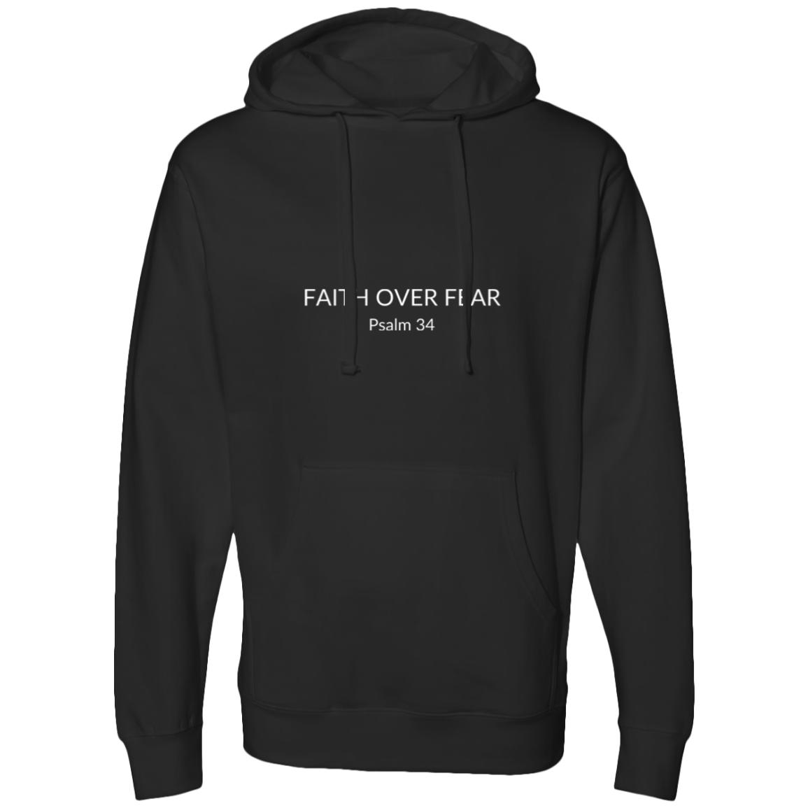 Faith Over Fear Sweatshirt - Black