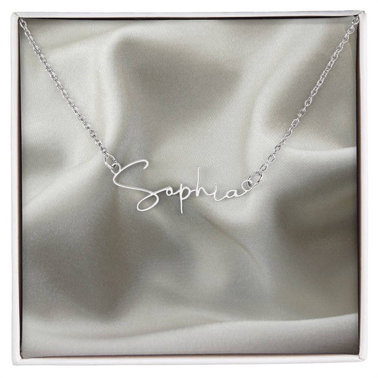 Signature name necklace - Official