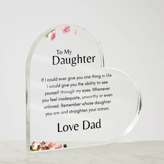 To My Daughter - Love Dad