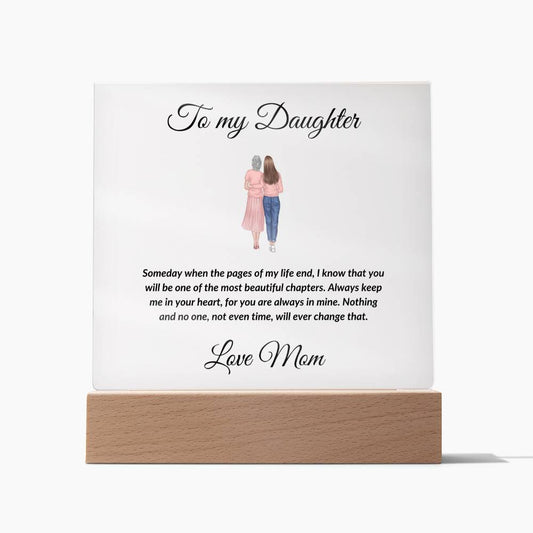 To my Daughter - Love Mom